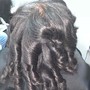 8 feedin braids with weave