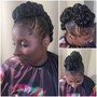 Pin Curl Ponytail