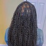 Extra $ for small part locs/ long locs past bra length