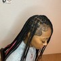 Straight back Braids