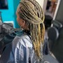 Med 2 Layer Tribal Braids stitch or not shampoo included