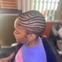 Small lemonade braids( midback)