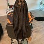 Small Medium Knotless Braids