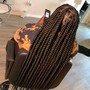 Small Medium Knotless Braids