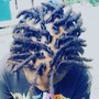 2 Strand Twist on loose natural hair