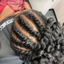 UPDO Perm Rod Set/Twist out UPDO