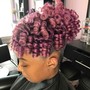 UPDO Perm Rod Set/Twist out UPDO