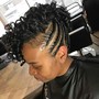 UPDO Perm Rod Set/Twist out UPDO