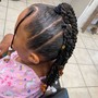 Kid's Small Knotless Braids