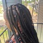 Large Knotless Braids