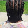 Large Knotless Braids