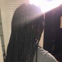 Medium Large Knotless Braids