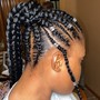 Cornrows braids