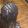 Medium Knotless braids