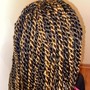 Medium Knotless braids