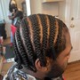 Cornrows On Natural Hair