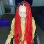 Large Boho Knotless Box Braids