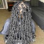 Large Boho Knotless Box Braids