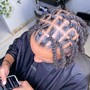 Full head Starter Locs Medium (Ear Length)