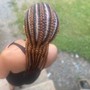 (Mid-Back) Large Goddess Braids