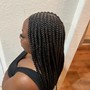 Small Knotless Braids