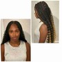 Box Braids (shaved sided)