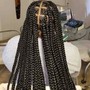 Large Knotless Braids