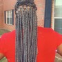 Men/Women Dread retwist (half head)