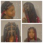 Kid's Braids (with extensions) (beads added)