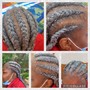 Kid's Braids (with extensions) (beads added)