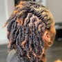 Loc’d plaited style