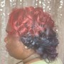 2 strand Twist added hair