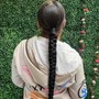 Slicked Braided Pony