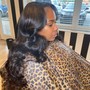 Clip ins with natural hair service