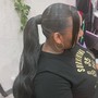 Closure ponytail