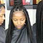 Regular Box Braids (Midback)