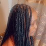 Small medium Knotless BoxBraids twist