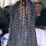 Fulani with half  Sew-In