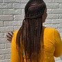 Braided ponytail