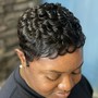 Spiral Set ( Hair must not past shoulders!!! Only Relaxed Hair!! NOT A SERVICE FOR NATURAL HAIR)