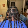 Large Knotless Braids