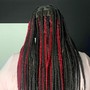 Medium Large Knotless Braids