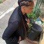 Small side braids( knotless)