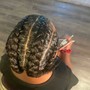 Stitch braids (ponytail