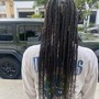 Medium Knotless Braids