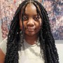 Distress Locs with curls