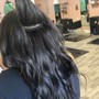 Beaded Hair Extensions install