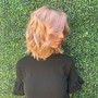 Partial Highlight/balayage with blowout