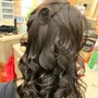 Beaded weft extensions