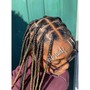 Medium Knotless Braids